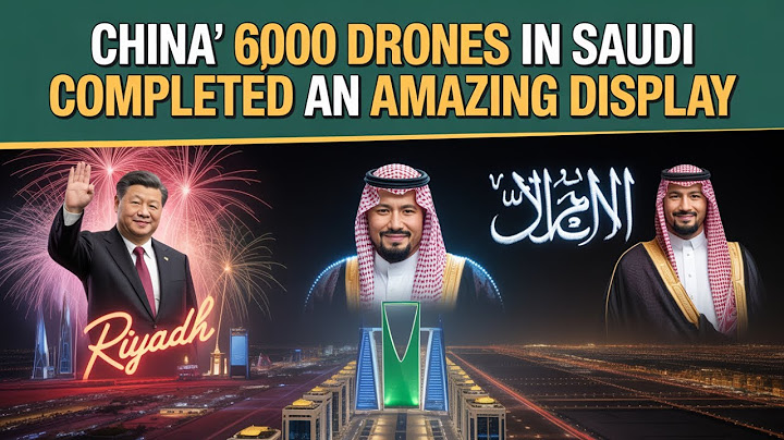Unbelievable! China Used 6,000 Drones for an Aerial Show in Saudi Arabia, Stunning Everyone!