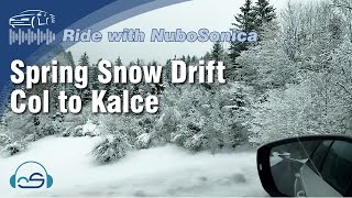 Ride with NuboSonica - Spring Snow Drift | Col-Podkraj-Kalce, Slovenia