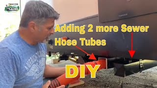 RV Sewer Hose Storage     Adding Tubes