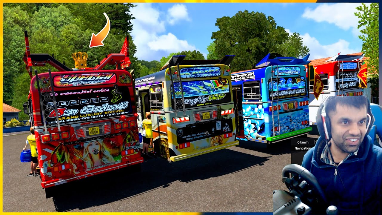 කතරගමට ගිය බස් සෙට් එක  | Ets2 multiplayer convoy