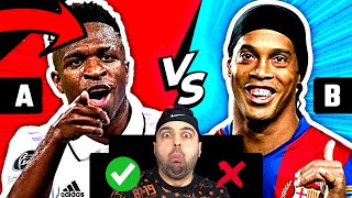 BİRİNİ SEÇ DİĞERİNİ ÇÖPE AT ! EFSANELER VS GÜNCEL FUTBOLCULARDAN KADRO KURMA CHALLENGE !