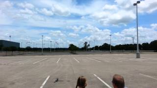 Pink rocket launch!  July 2014