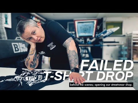 What happens when our t-shirts don't sell? Behind the scenes building our streetwear shop.