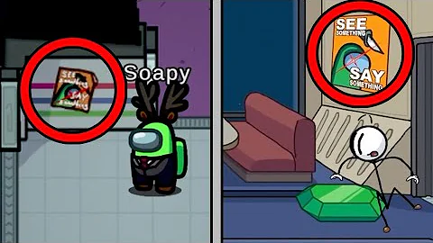 Among Us Easter Eggs - References To Henry Stickmin