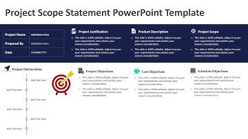 Project Scope Statement PowerPoint Template | Kridha Graphics