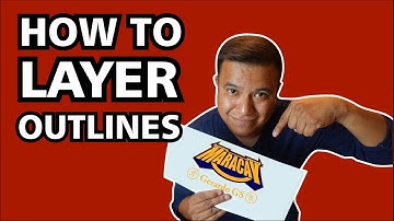 How to layer outlines