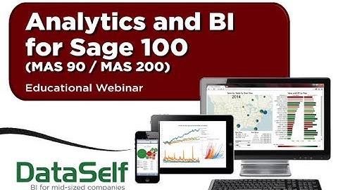 Analytics and BI for Sage 100 webinar