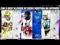 THE TOP 5 BEST PLAYERS AT EVERY POSITION ON OFFENSE IN MADDEN 21! | MADDEN 21 ULTIMATE TEAM