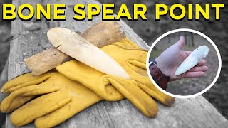 Making a Javelin Spear Point from Bone