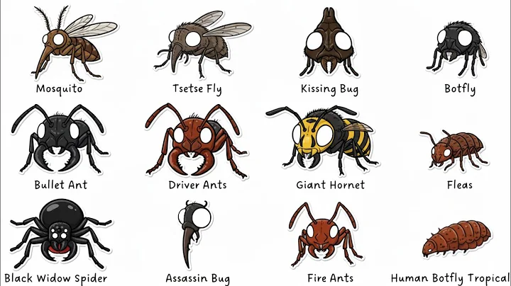 Every DEADLIEST Insects Explained in 10 Minutes