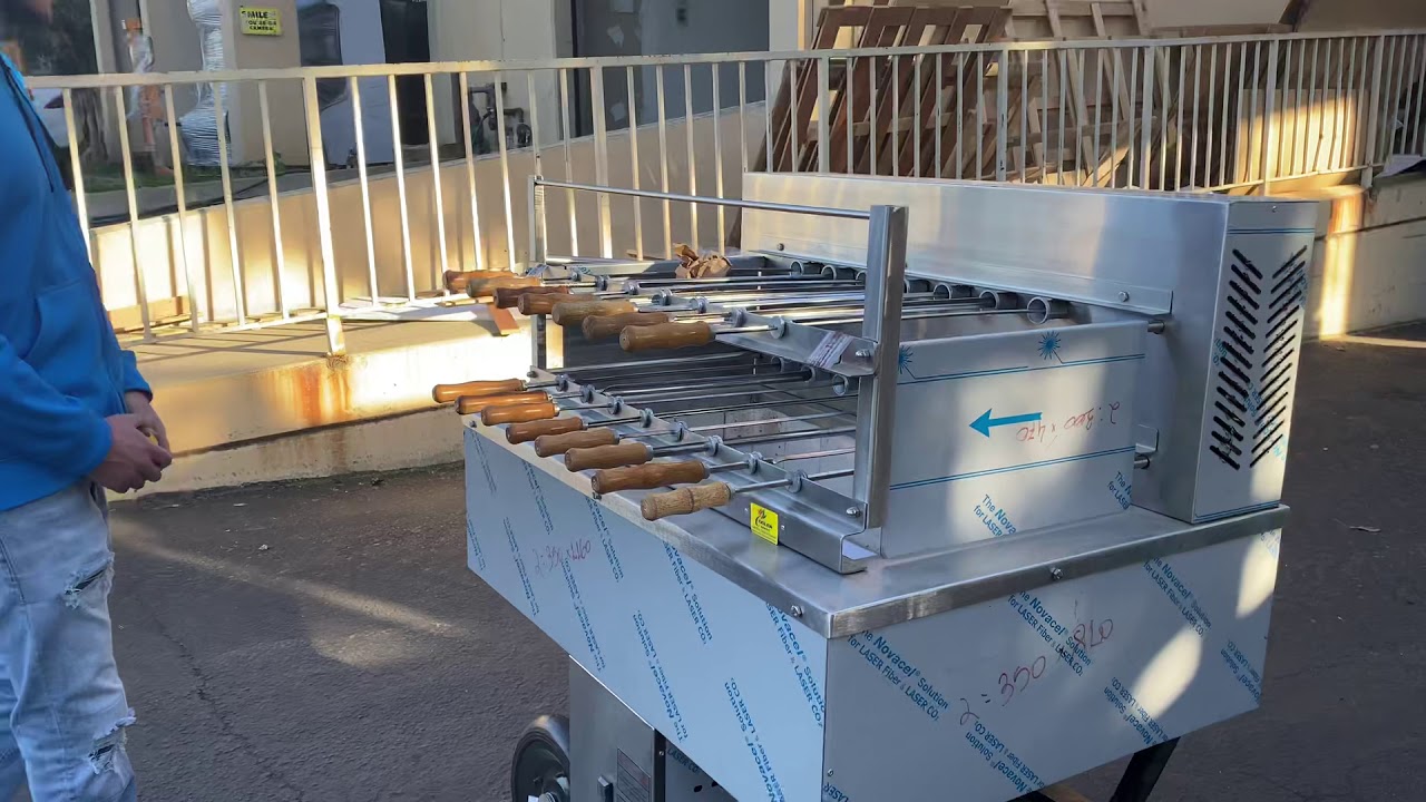 Commercial Churrasco Rotisserie Grill Brazilian BBQ Charcoal for