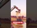 Dangerous Excavator Water Loading Skills 😱 Huge Mud Splashing Machine Work #shorts #jcbtractor