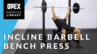 Incline Barbell Bench Press - OPEX Exercise Library
