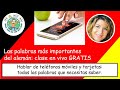 Las palabras más importantes del alemán sobre los móviles (clase en vivo gratis)