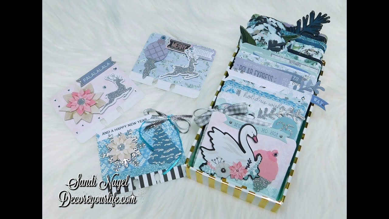 Spellbinders Card Kit of the Month October 2019 | December Daily 2019