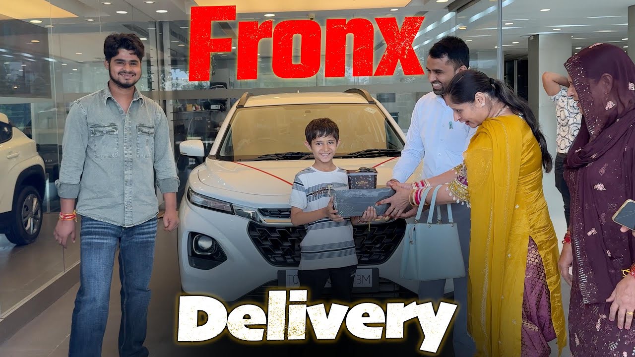 Finally Our New Maruti Suzuki Fronx Delivery 🚗🔥 | Car Delivery Vlog