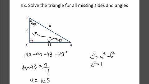 Math 20-1: Trigonometry 1: Trig Review