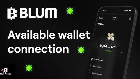 How To Connect Blum Wallet - Step By Step Guide