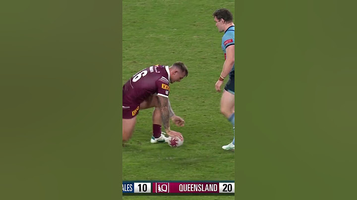 Two huge hits from the NSW Blues! #Origin #NRL