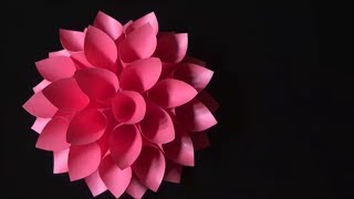 ペーパーフラワー 簡単 コピー用紙で綺麗な大輪の花の作り方 Diy Paper Flower Easy Beautiful Big Flowersのyoutube動画 Superyoutuber