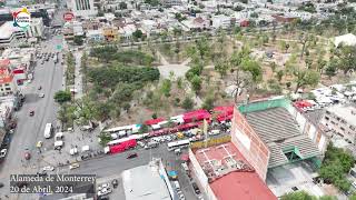 Alameda de Monterrey | 20 de abril 2024 | Drone Centro Cívitas