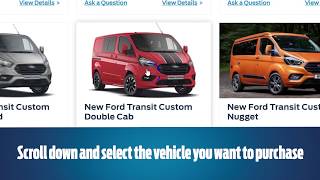 buy new van online