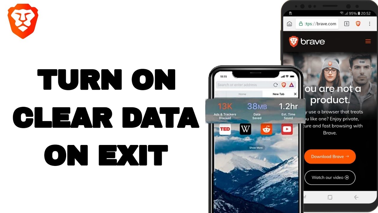 How To Turn On Clear Data On Exit On Brave Private Web Browser App