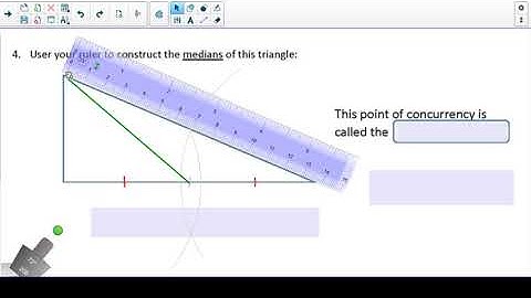 Points of Concurrency - Centroid