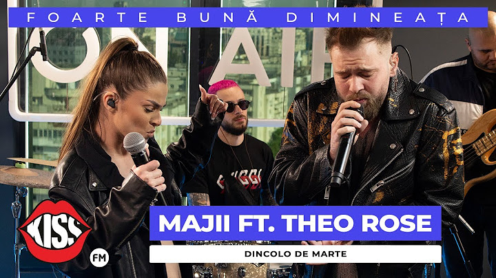 MAJII feat. THEO ROSE - Dincolo de Marte (Cover Live @ Foarte Bună Dimineața)