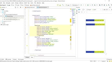 How to use Liner layout in android studio (By Expcoding hub)