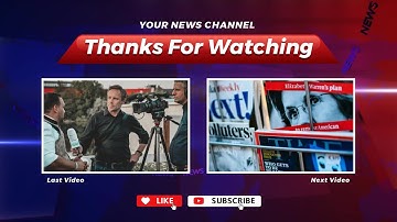 Free Breaking News Youtube Intro Outro Video Template (Customizable) - FlexClip