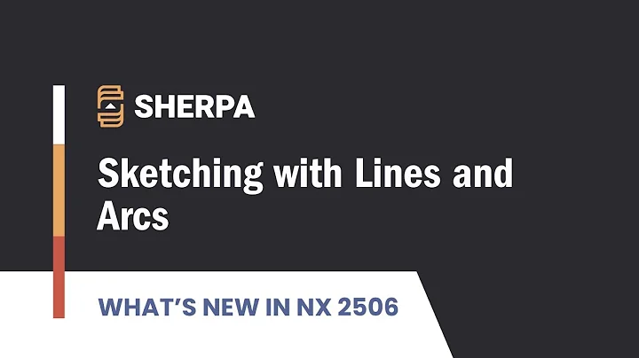 What's New in NX 2506 - Sketching with Lines and Arcs