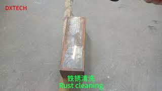 Pulse cleaning machine for rust removal