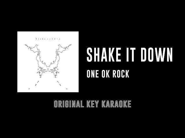 Shake it down - ONE OK ROCK | カラオケ | Niche Syndrome | Karaoke Instrumental with Lyrics class=