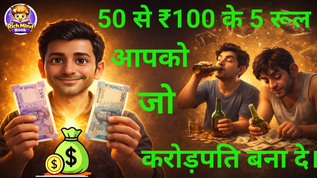 मेहनती है फिर भी गरीब क्यों? | ₹50–₹100 की आदत जो ज़िंदगी बर्बाद कर देती है | Motivation Hindi