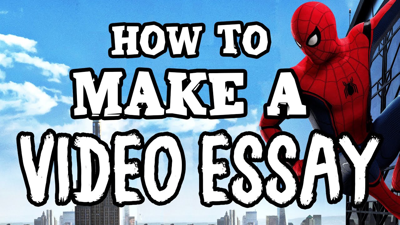 how to make a video essay for youtube reddit