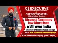 COMPANY LAW MARATHON FOR CS EXECUTIVE AND PROFESSIONAL STUDENTS BY CS RAMANDEEP SINGH