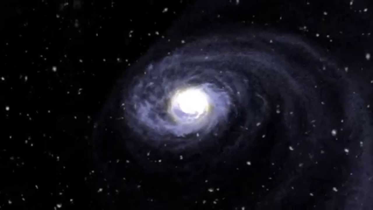 Two Galaxies Collide - Artist's Impression | Space Science Video
