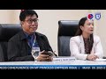MARINA PRESS CONFERENCE ON THE MT PRINCESS EMPRESS ISSUE
