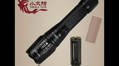 SMALL SUN ZY T05 2200lumen CREE XML T6 LED TACTICAL POLICE Flashlight Torch Lamp