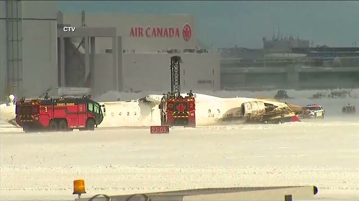 Video shows Delta plane crashes at Toronto airport in Canada