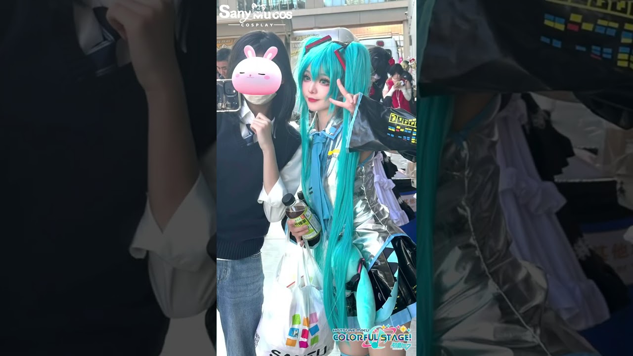 【SanyMuCos】One day vlog of Hatsune Miku #rin #pjsk #vocaloid #cosplay #sanymucos #miku