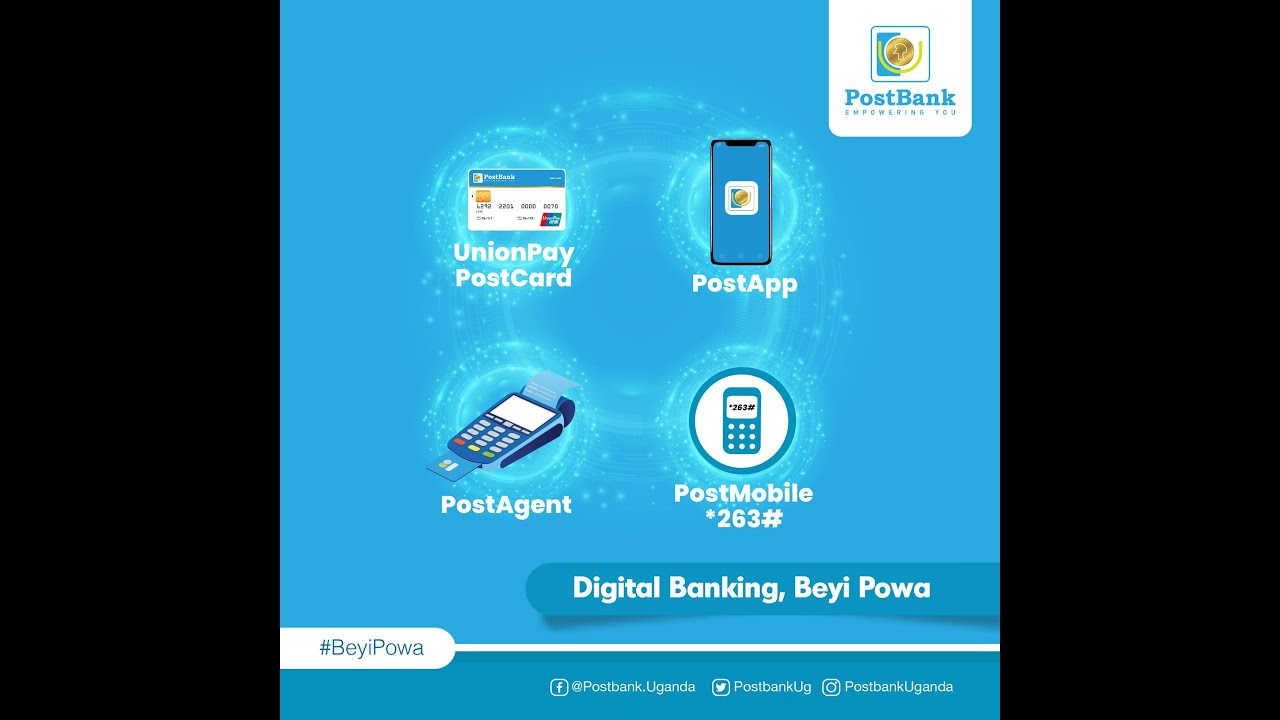 Post Banking PostMobile and PostApp- PostBank's Digital Banking Channels - YouTube