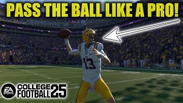 FULL GUIDE TO CUSTOM ROUTE STEM PASSING IN COLLEGE FOOTBALL 25!