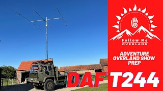DAF T244 4x4 - Mobile Radio Comms and Show Prep - SES: GB0RAF
