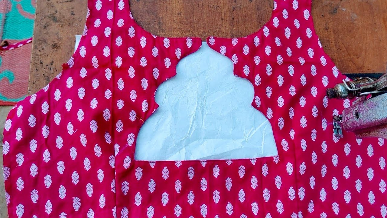 Blouse back neck design 