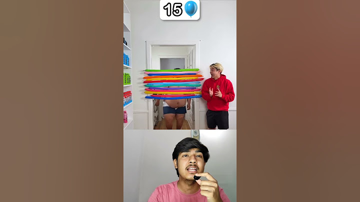 can balloons stop a sumo wrestler 🤯?