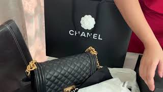 Chanel boy bag vs fake