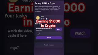 Earning $1,000 in Crypto tapswap code today #trending #tapswapcode #tapswap #shorts  #video #reels