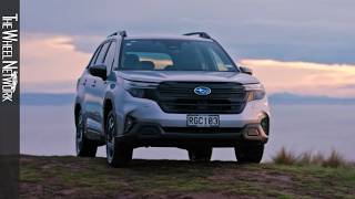 2026 Subaru Forester AWD Hybrid | Ice Silver Metallic | Driving, Interior, Exterior (New Zealand)